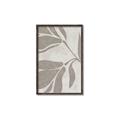 Picture of Floral  Shapes in Beaver Brown II _GroupedProduct_Rectangle_Portrait_Canvas_Framed_