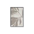 Picture of Floral  Shapes in Beaver Brown II _GroupedProduct_Rectangle_Portrait_Canvas_Framed_