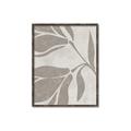 Picture of Floral  Shapes in Beaver Brown II _GroupedProduct_Rectangle_Portrait_Canvas_Framed_