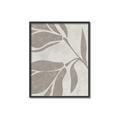 Picture of Floral  Shapes in Beaver Brown II _GroupedProduct_Rectangle_Portrait_Canvas_Framed_