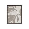 Picture of Floral  Shapes in Beaver Brown II _GroupedProduct_Rectangle_Portrait_Canvas_Framed_