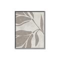 Picture of Floral  Shapes in Beaver Brown II _GroupedProduct_Rectangle_Portrait_Canvas_Framed_