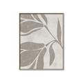 Picture of Floral  Shapes in Beaver Brown II _GroupedProduct_Rectangle_Portrait_Canvas_Framed_