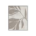Picture of Floral  Shapes in Beaver Brown II _GroupedProduct_Rectangle_Portrait_Canvas_Framed_