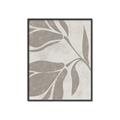 Picture of Floral  Shapes in Beaver Brown II _GroupedProduct_Rectangle_Portrait_Canvas_Framed_