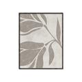 Picture of Floral  Shapes in Beaver Brown II _GroupedProduct_Rectangle_Portrait_Canvas_Framed_