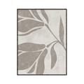 Picture of Floral  Shapes in Beaver Brown II _GroupedProduct_Rectangle_Portrait_Canvas_Framed_