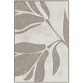 Picture of Floral  Shapes in Beaver Brown II _GroupedProduct_Rectangle_Portrait_Canvas_Framed_