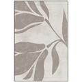 Picture of Floral  Shapes in Beaver Brown II _GroupedProduct_Rectangle_Portrait_Canvas_Framed_