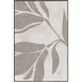Picture of Floral  Shapes in Beaver Brown II _GroupedProduct_Rectangle_Portrait_Canvas_Framed_
