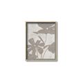 Picture of Floral  Shapes in Beaver Brown III _GroupedProduct_Rectangle_Portrait_Canvas_Framed_
