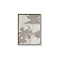 Picture of Floral  Shapes in Beaver Brown III _GroupedProduct_Rectangle_Portrait_Canvas_Framed_