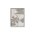 Picture of Floral  Shapes in Beaver Brown III _GroupedProduct_Rectangle_Portrait_Canvas_Framed_