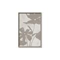 Picture of Floral  Shapes in Beaver Brown III _GroupedProduct_Rectangle_Portrait_Canvas_Framed_