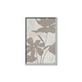 Picture of Floral  Shapes in Beaver Brown III _GroupedProduct_Rectangle_Portrait_Canvas_Framed_