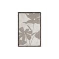 Picture of Floral  Shapes in Beaver Brown III _GroupedProduct_Rectangle_Portrait_Canvas_Framed_