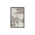 Picture of Floral  Shapes in Beaver Brown III _GroupedProduct_Rectangle_Portrait_Canvas_Framed_