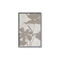 Picture of Floral  Shapes in Beaver Brown III _GroupedProduct_Rectangle_Portrait_Canvas_Framed_
