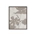 Picture of Floral  Shapes in Beaver Brown III _GroupedProduct_Rectangle_Portrait_Canvas_Framed_