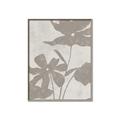 Picture of Floral  Shapes in Beaver Brown III _GroupedProduct_Rectangle_Portrait_Canvas_Framed_