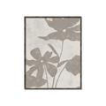 Picture of Floral  Shapes in Beaver Brown III _GroupedProduct_Rectangle_Portrait_Canvas_Framed_