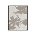 Picture of Floral  Shapes in Beaver Brown III _GroupedProduct_Rectangle_Portrait_Canvas_Framed_