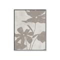 Picture of Floral  Shapes in Beaver Brown III _GroupedProduct_Rectangle_Portrait_Canvas_Framed_