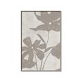 Picture of Floral  Shapes in Beaver Brown III _GroupedProduct_Rectangle_Portrait_Canvas_Framed_