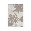 Picture of Floral  Shapes in Beaver Brown III _GroupedProduct_Rectangle_Portrait_Canvas_Framed_