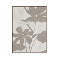 Picture of Floral  Shapes in Beaver Brown III _GroupedProduct_Rectangle_Portrait_Canvas_Framed_