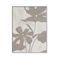 Picture of Floral  Shapes in Beaver Brown III _GroupedProduct_Rectangle_Portrait_Canvas_Framed_