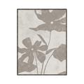 Picture of Floral  Shapes in Beaver Brown III _GroupedProduct_Rectangle_Portrait_Canvas_Framed_