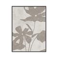 Picture of Floral  Shapes in Beaver Brown III _GroupedProduct_Rectangle_Portrait_Canvas_Framed_