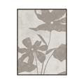 Picture of Floral  Shapes in Beaver Brown III _GroupedProduct_Rectangle_Portrait_Canvas_Framed_
