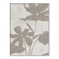 Picture of Floral  Shapes in Beaver Brown III _GroupedProduct_Rectangle_Portrait_Canvas_Framed_