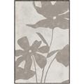 Picture of Floral  Shapes in Beaver Brown III _GroupedProduct_Rectangle_Portrait_Canvas_Framed_