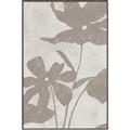 Picture of Floral  Shapes in Beaver Brown III _GroupedProduct_Rectangle_Portrait_Canvas_Framed_