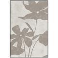 Picture of Floral  Shapes in Beaver Brown III _GroupedProduct_Rectangle_Portrait_Canvas_Framed_