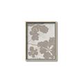 Picture of Floral  Shapes in Beaver Brown IV _GroupedProduct_Rectangle_Portrait_Canvas_Framed_