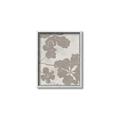 Picture of Floral  Shapes in Beaver Brown IV _GroupedProduct_Rectangle_Portrait_Canvas_Framed_