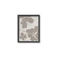 Picture of Floral  Shapes in Beaver Brown IV _GroupedProduct_Rectangle_Portrait_Canvas_Framed_