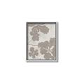 Picture of Floral  Shapes in Beaver Brown IV _GroupedProduct_Rectangle_Portrait_Canvas_Framed_