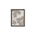 Picture of Floral  Shapes in Beaver Brown IV _GroupedProduct_Rectangle_Portrait_Canvas_Framed_