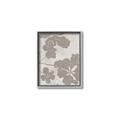 Picture of Floral  Shapes in Beaver Brown IV _GroupedProduct_Rectangle_Portrait_Canvas_Framed_