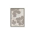 Picture of Floral  Shapes in Beaver Brown IV _GroupedProduct_Rectangle_Portrait_Canvas_Framed_