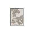 Picture of Floral  Shapes in Beaver Brown IV _GroupedProduct_Rectangle_Portrait_Canvas_Framed_