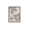 Picture of Floral  Shapes in Beaver Brown IV _GroupedProduct_Rectangle_Portrait_Canvas_Framed_