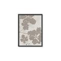 Picture of Floral  Shapes in Beaver Brown IV _GroupedProduct_Rectangle_Portrait_Canvas_Framed_