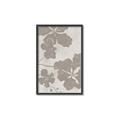 Picture of Floral  Shapes in Beaver Brown IV _GroupedProduct_Rectangle_Portrait_Canvas_Framed_