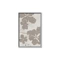 Picture of Floral  Shapes in Beaver Brown IV _GroupedProduct_Rectangle_Portrait_Canvas_Framed_